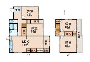 一戸建15530の物件間取画像